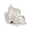 Retro Butterfly Imitation Pearl Alloy Rhinestone Women'S Brooches