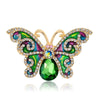 Retro Butterfly Imitation Pearl Alloy Rhinestone Women'S Brooches