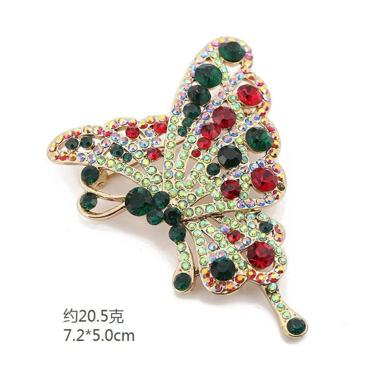 Retro Butterfly Imitation Pearl Alloy Rhinestone Women'S Brooches