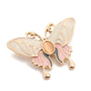 Retro Butterfly Imitation Pearl Alloy Rhinestone Women'S Brooches