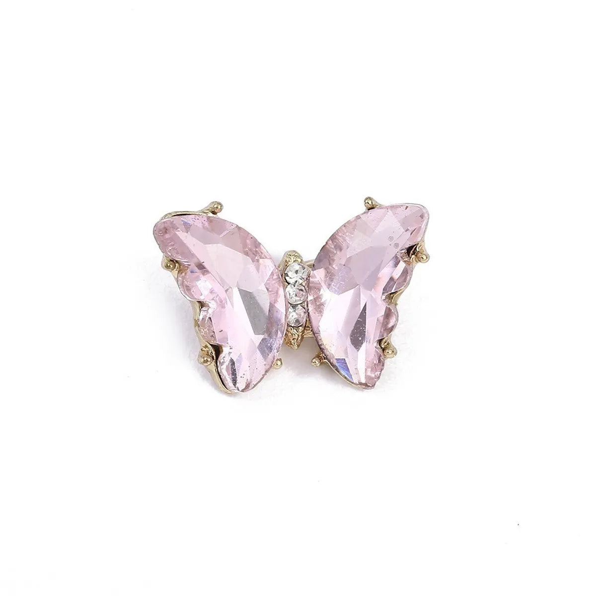 Retro Butterfly Imitation Pearl Alloy Rhinestone Women'S Brooches