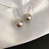 Retro C Shape Solid Color Metal Plating Women'S Earrings 1 Pair