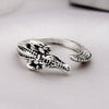 Retro Cartoon Animal Ring For Men And Unisex Wear Electroplated Alloy Character Jewelry Accessory