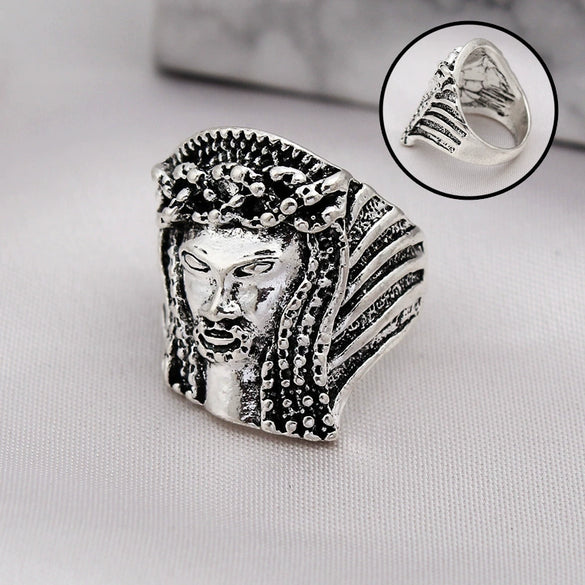 Retro Cartoon Animal Ring For Men And Unisex Wear Electroplated Alloy Character Jewelry Accessory