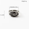 Retro Cartoon Animal Ring For Men And Unisex Wear Electroplated Alloy Character Jewelry Accessory