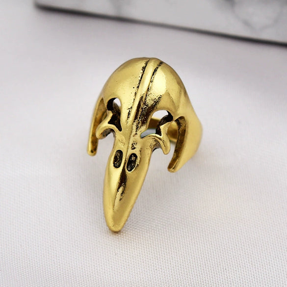 Retro Cartoon Animal Ring For Men And Unisex Wear Electroplated Alloy Character Jewelry Accessory