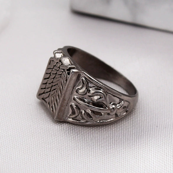 Retro Cartoon Animal Ring For Men And Unisex Wear Electroplated Alloy Character Jewelry Accessory