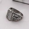 Retro Cartoon Animal Ring For Men And Unisex Wear Electroplated Alloy Character Jewelry Accessory