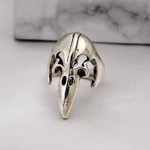 Retro Cartoon Animal Ring For Men And Unisex Wear Electroplated Alloy Character Jewelry Accessory