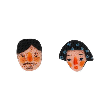 Retro Cartoon Figure Soft  Hand-Made Earrings Wholesale Nihaojewelry