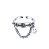 Retro Carved Butterfly Women's Ring Alloy Electroplating