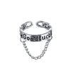 Retro Carved Butterfly Women's Ring Alloy Electroplating