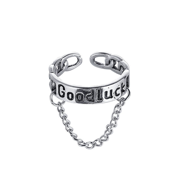 Retro Carved Butterfly Women's Ring Alloy Electroplating