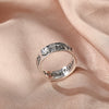 Retro Carved Butterfly Women's Ring Alloy Electroplating