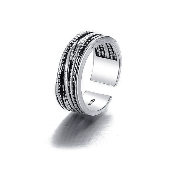 Retro Carved Butterfly Women's Ring Alloy Electroplating