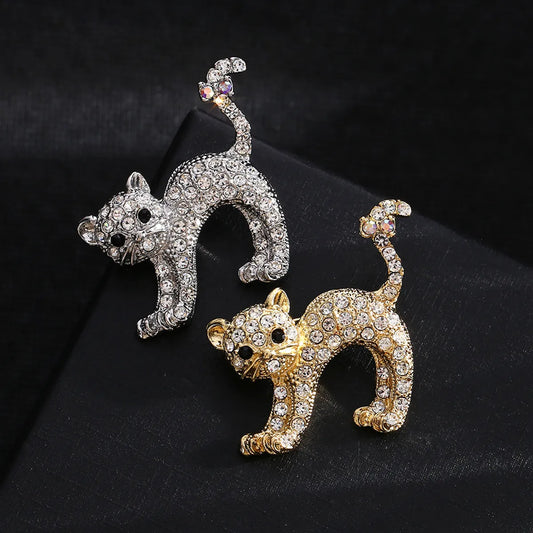 Retro Cat Alloy Unisex Brooches