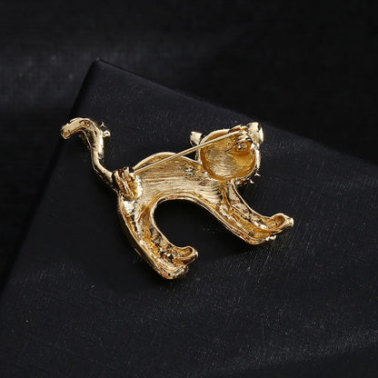 Retro Cat Alloy Unisex Brooches