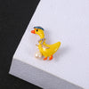 Retro Cat Butterfly Bird Metal Enamel Inlay Artificial Rhinestones Artificial Pearls Women'S Brooches