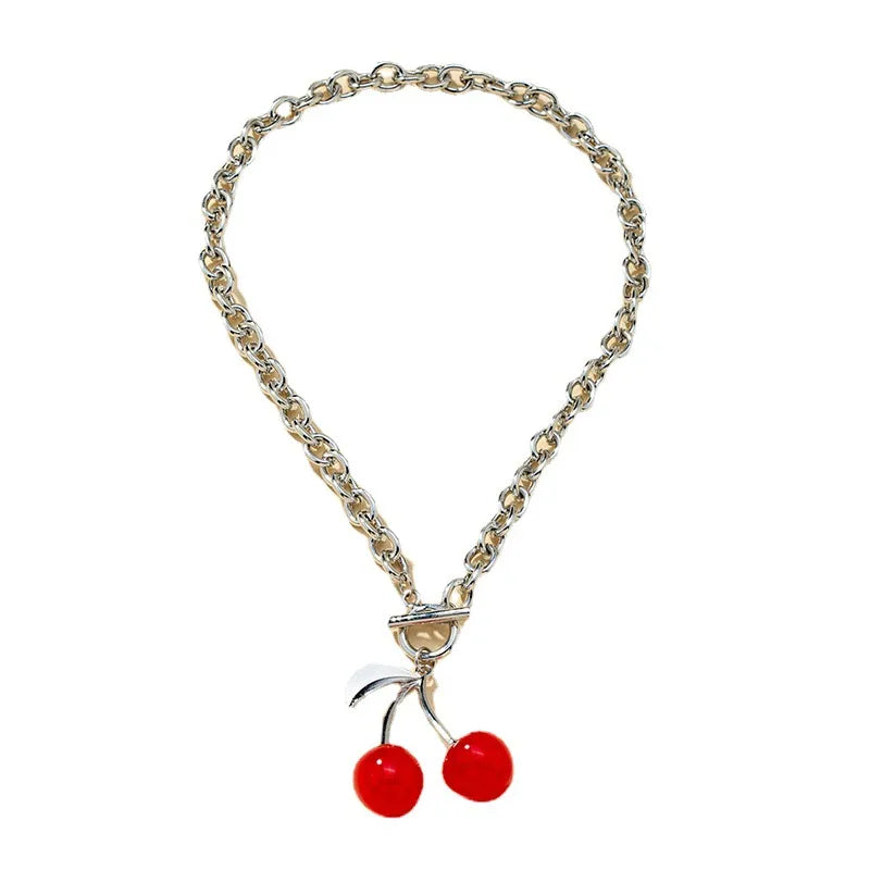 Retro Cherry Necklace