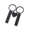 Retro Classic Style Geometric Customization Laser Engraving 201 Stainless Steel Plating Unisex Bag Pendant Keychain