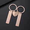 Retro Classic Style Geometric Customization Laser Engraving 201 Stainless Steel Plating Unisex Bag Pendant Keychain