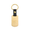 Retro Classic Style Geometric Customization Laser Engraving 201 Stainless Steel Pu Leather Unisex Bag Pendant Keychain