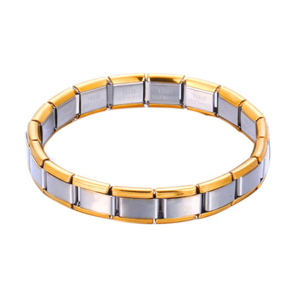 Retro Classic Style Round Square Stainless Steel Unisex Bangle