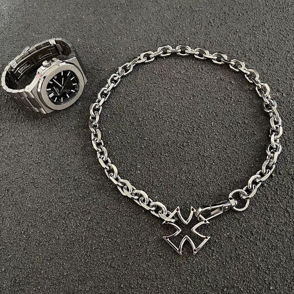 Retro Classic Style Solid Color Alloy Plating Gold Plated Men'S Choker