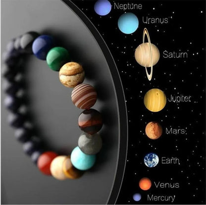 Retro Color Block Agate Beaded Unisex Bracelets