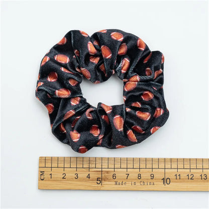 Retro Color Block Cloth Hair Tie