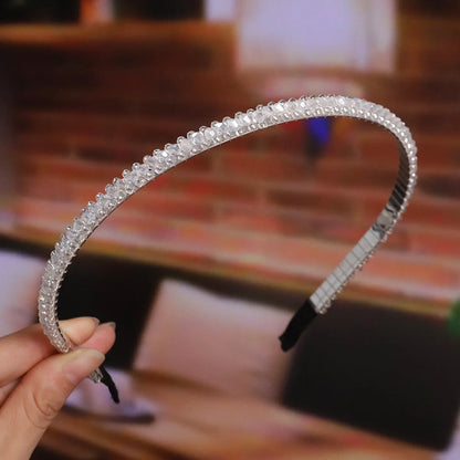 Retro Colorful Rhinestone Artificial Crystal Hair Band