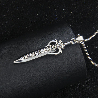 Retro Commute Sword 201 Stainless Steel Zinc Alloy Unisex Pendant Necklace