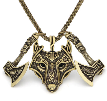 Retro Cool Style Axe Alloy Plating Men'S Pendant Necklace