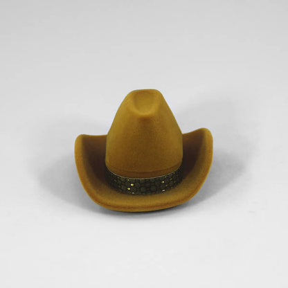 Retro Cowboy Hat Nylon Jewelry Boxes