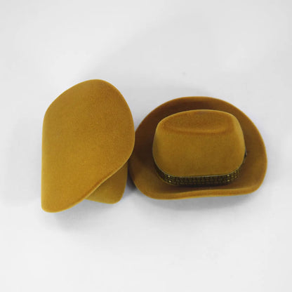 Retro Cowboy Hat Nylon Jewelry Boxes