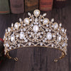 Retro Crown Alloy Inlay Rhinestones Crown 1 Piece