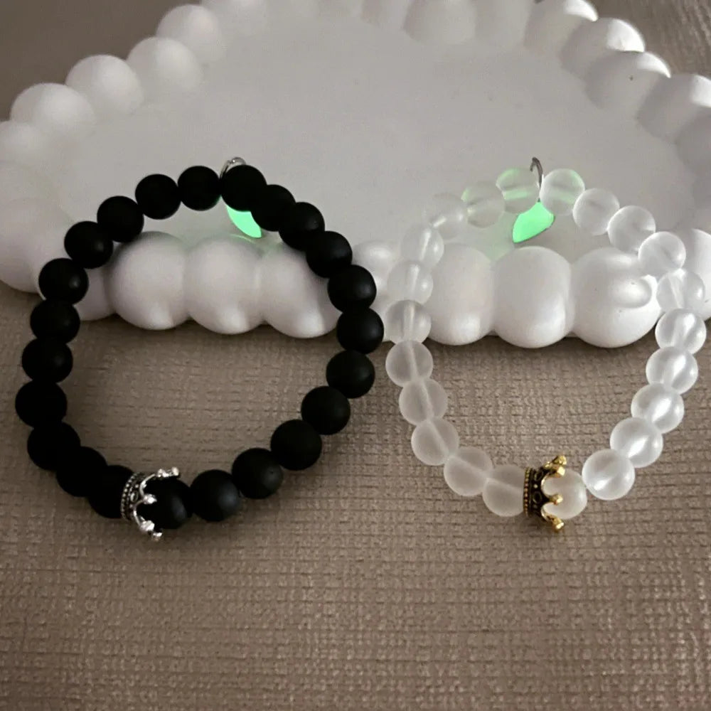 Retro Crown Glass Wholesale Bracelets