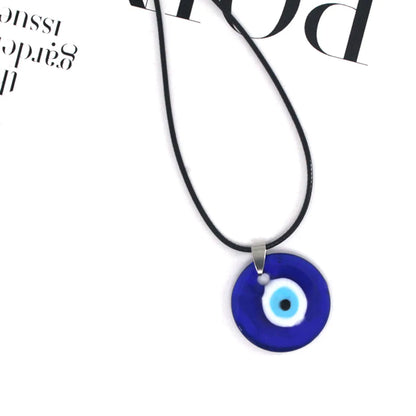 Retro Devil'S Eye Glass Belt Buckle Women'S Pendant Necklace