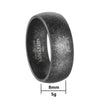 Retro Distressed Animal Wolf Head Titanium Steel Ring