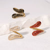 Retro Dropshaped Open Ring For Women Stainless Steel Geometric Electroplated