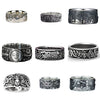 Retro Electroplated Alloy Constellation Ring For Men And Women Unisex Fashion Jewelry Wholesale