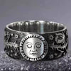 Retro Electroplated Alloy Constellation Ring For Men And Women Unisex Fashion Jewelry Wholesale
