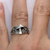 Retro Electroplated Alloy Leaf Mushroom Star Flower Fashion Ring Unisex Statement Jewelry