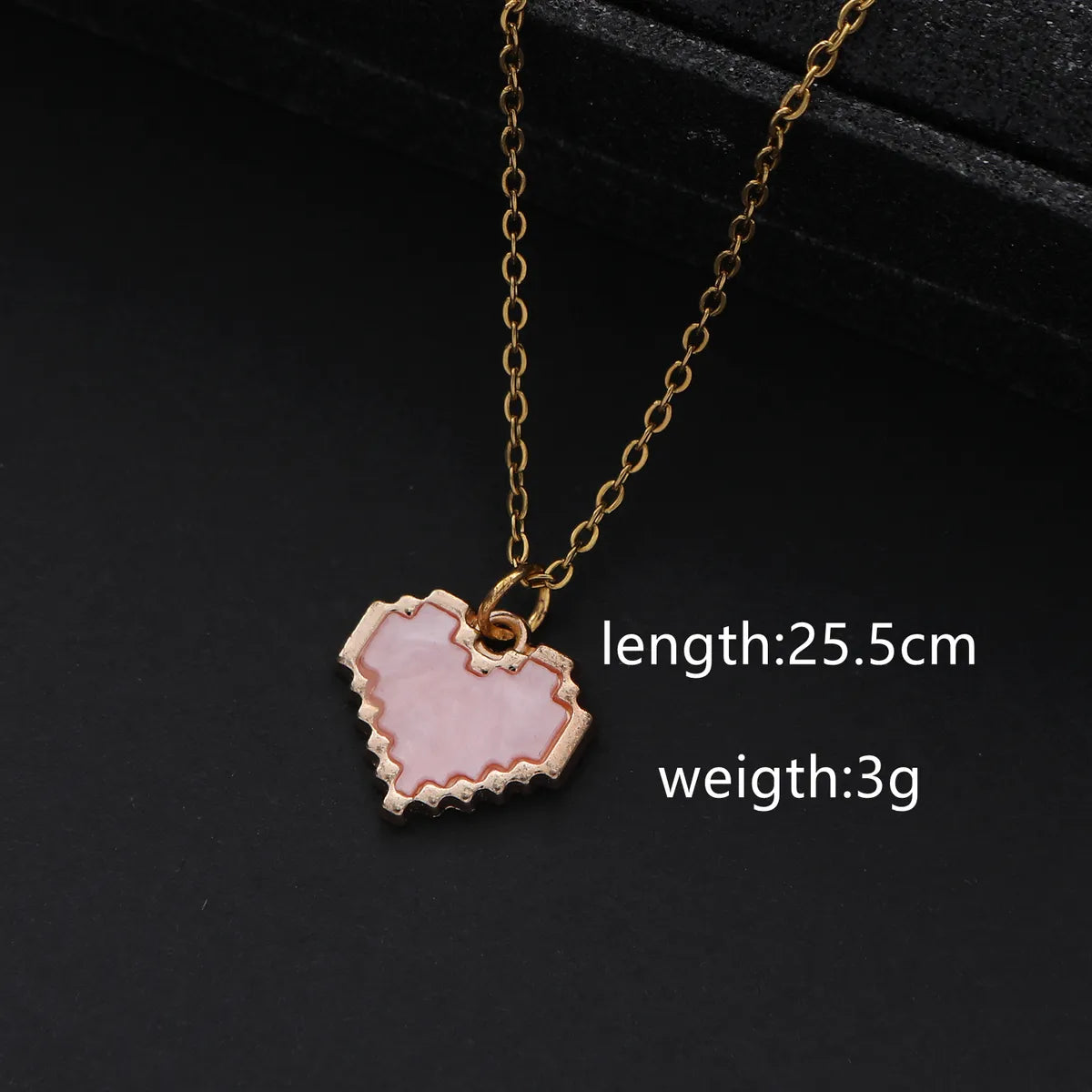 Retro Ethnic Style Heart Shape Zinc Alloy Asymmetrical Women's Pendant Necklace