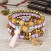 Retro Ethnic Style Life Tree Wood Unisex Bracelets