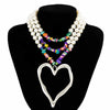 Retro Ethnic Style Star Artificial Pearl Alloy Turquoise Beaded Women'S Three Layer Necklace