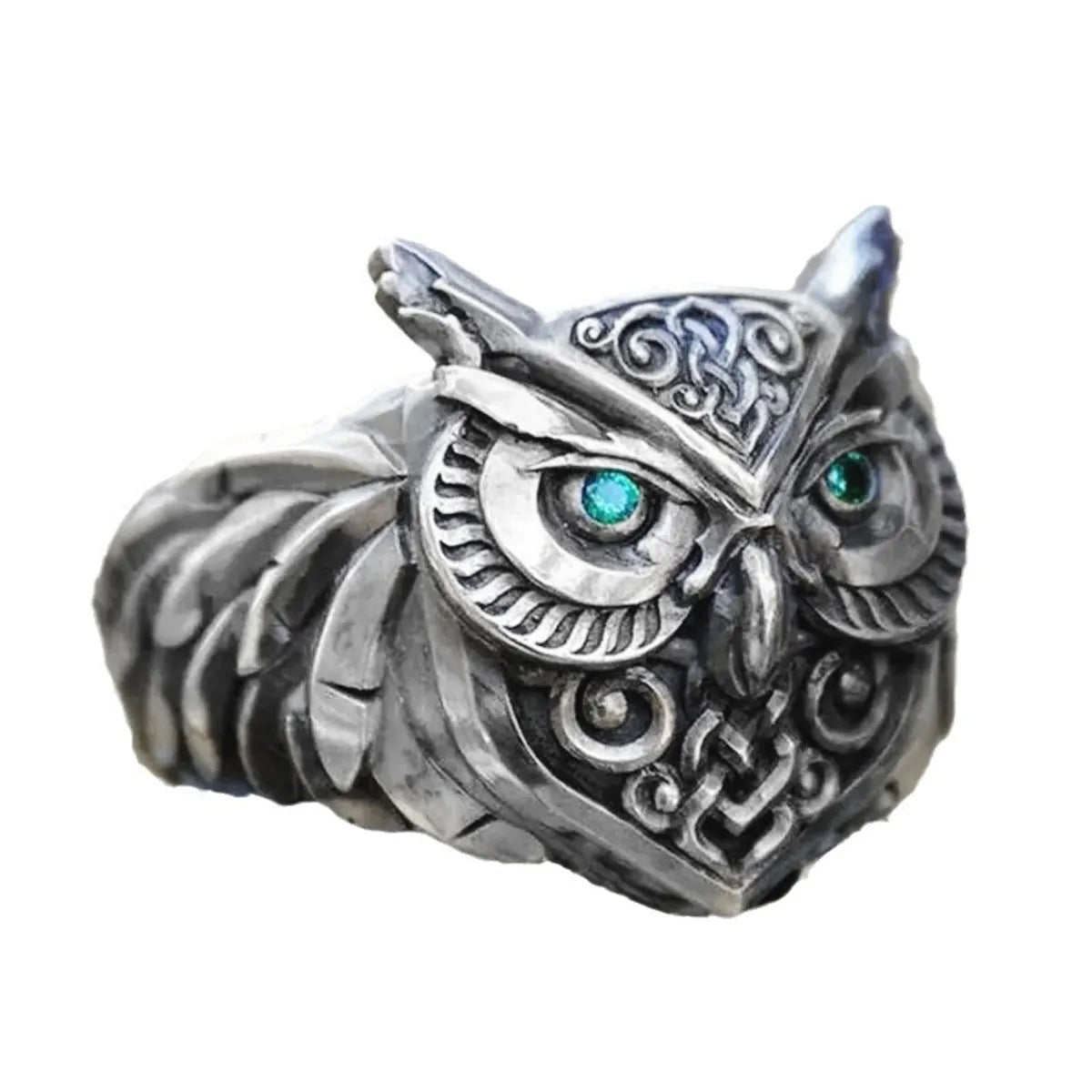 Retro Exaggerated Owl Alloy Plating Women'S Rings