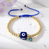 Retro Eye Resin Glass Beaded Women'S Bracelets