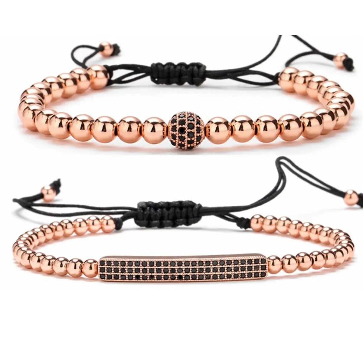 Retro Fashion Geometric Copper Handmade Bracelets 1 Piece