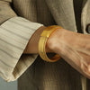 Retro Fashion Light Luxury 316L Stainless Steel Gold Plated Magnetic Bracelet